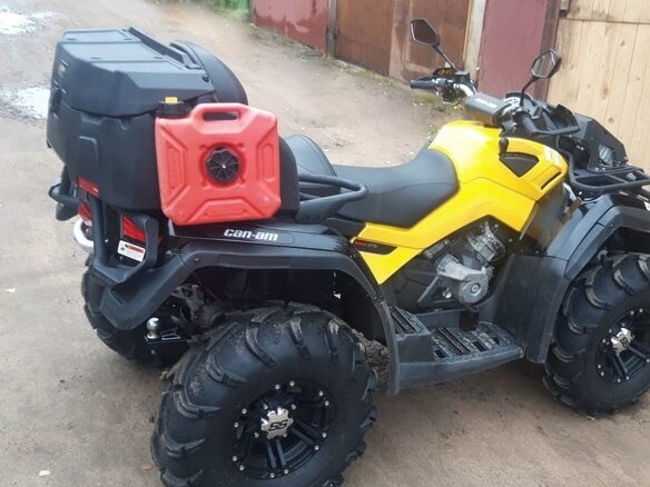 2012 BRP Can-Am Outlander 800, чёрный, 600000 рублей - вид 2