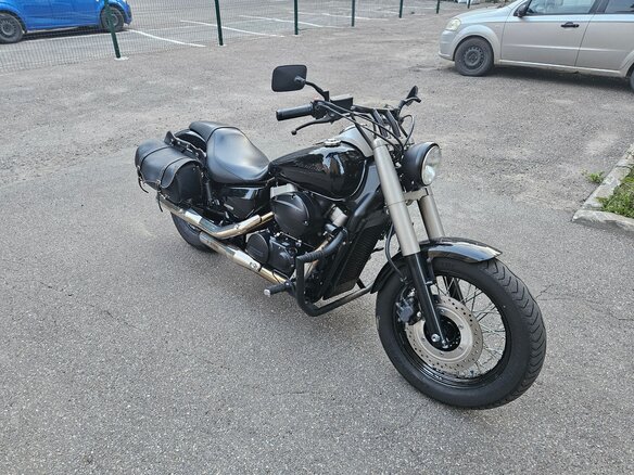 2010 Honda Shadow 750, чёрный, 750000 рублей - вид 1