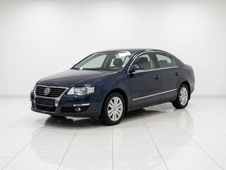 2008 Volkswagen Passat B6, синий, 579000 рублей, вид 3