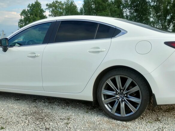 2019 Mazda 6 III (GJ) Рестайлинг 2, белый, 2300000 рублей - вид 3