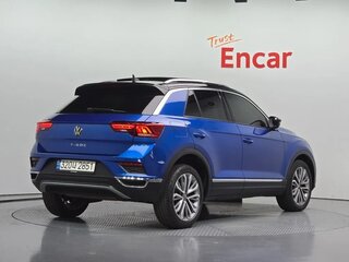 2021 Volkswagen T-Roc I, синий, 2140000 рублей, вид 4