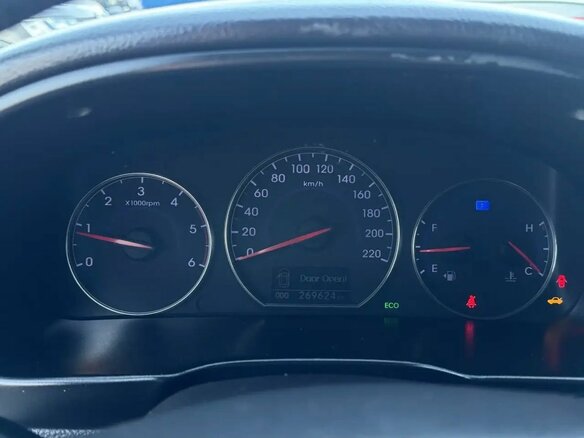 2011 Hyundai Santa Fe II Рестайлинг, чёрный - вид 10
