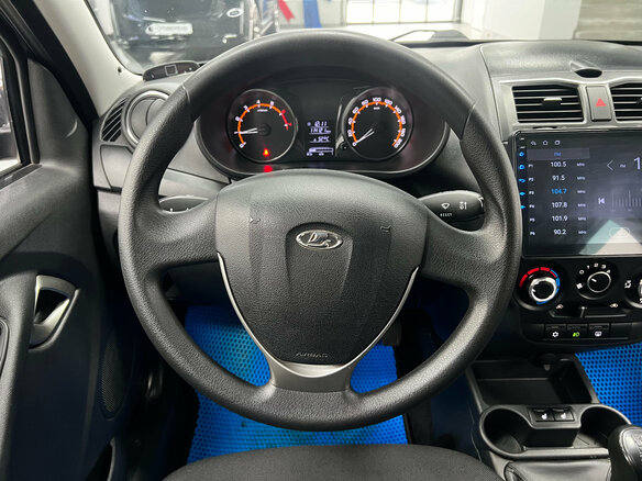 2019 Lada (ВАЗ) Granta I Рестайлинг, серый, 590000 рублей - вид 12