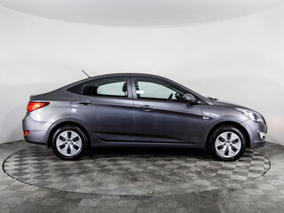 2015 Hyundai Solaris I Рестайлинг, серый, 1199000 рублей, вид 4