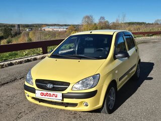 2009 Hyundai Getz I Рестайлинг, жёлтый, 620000 рублей, вид 1