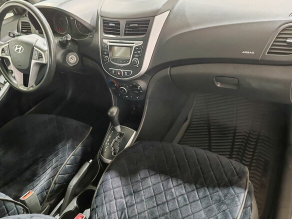 2013 Hyundai Solaris I, бежевый - вид 15