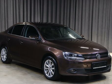 2014 Volkswagen Jetta VI, коричневый, 1049000 рублей, вид 3