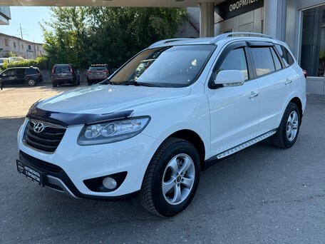 2010 Hyundai Santa Fe II Рестайлинг, белый, 1290000 рублей, вид 1