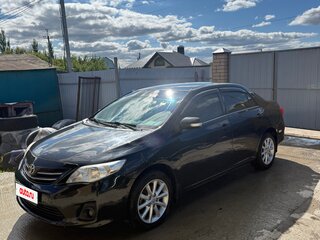 2011 Toyota Corolla X (E140, E150) Рестайлинг, чёрный, 830000 рублей, вид 2