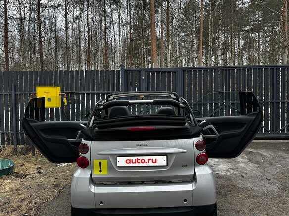 2009 Smart Fortwo II, серебристый, 1100000 рублей - вид 7