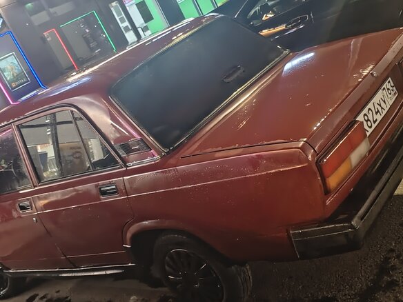 2007 Lada (ВАЗ) 2107, пурпурный, 160000 рублей - вид 3