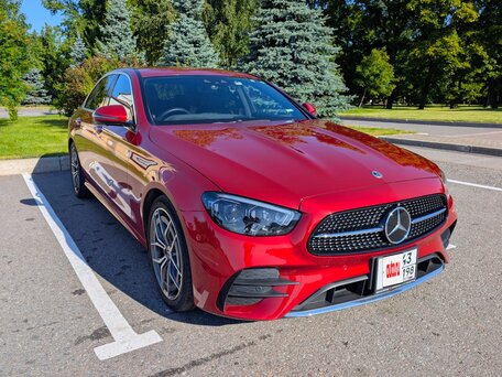2022 Mercedes-Benz E-Класс 200 V (W213, S213, C238) Рестайлинг, красный, 3750000 рублей, вид 4