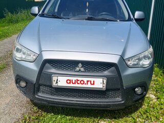 2012 Mitsubishi ASX I Рестайлинг, серебристый, 830000 рублей, вид 2