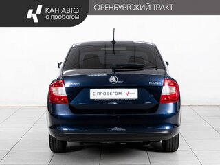 2017 Skoda Rapid I Рестайлинг, синий, 1050000 рублей, вид 4