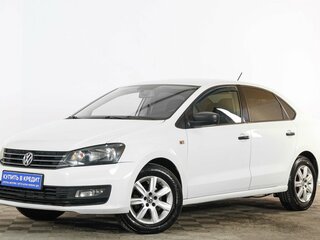 2018 Volkswagen Polo V Рестайлинг, белый, 1049000 рублей, вид 3