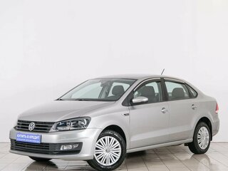 2018 Volkswagen Polo V Рестайлинг, серебристый, 1229000 рублей, вид 3