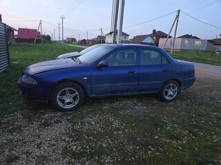 2002 Mitsubishi Carisma I Рестайлинг, синий, 199000 рублей, вид 4