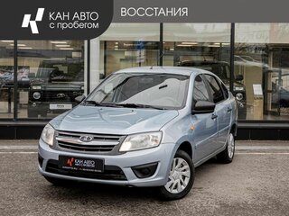 2015 Lada (ВАЗ) Granta I, голубой, 390000 рублей, вид 1