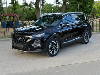 2019 Hyundai Santa Fe IV, чёрный, 3450000 рублей, вид 1