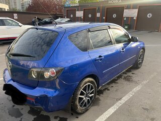 2007 Mazda 3 I (BK) Рестайлинг, синий, 610000 рублей, вид 4
