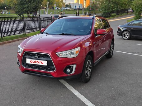 2014 Mitsubishi ASX I Рестайлинг, красный, 1200000 рублей, вид 3