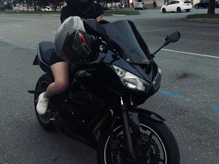 2012 Kawasaki ER-4F (Ninja 400R), синий, 350000 рублей, вид 1