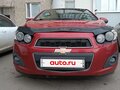 2012 Chevrolet Aveo II, красный, 650000 рублей