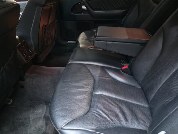 1997 Mercedes-Benz S-Класс 500 Long III (W140) Рестайлинг, чёрный, 7300000 рублей - вид 34