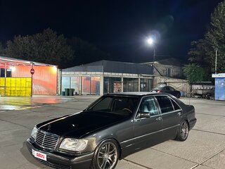 1994 Mercedes-Benz S-Класс 420 Long III (W140), чёрный, 550000 рублей, вид 1