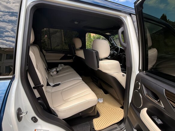 2019 Lexus LX 570 III Рестайлинг 2, синий, 11500000 рублей - вид 11