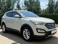 2013 Hyundai Santa Fe III, бежевый - вид 2