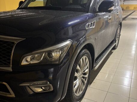 2014 Infiniti QX80 I Рестайлинг, синий, 2017000 рублей, вид 1