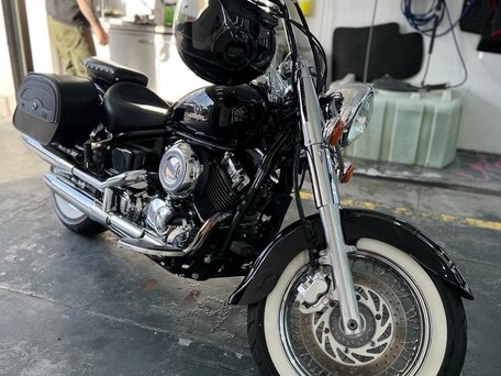 2006 Yamaha XVS650 Drag Star, чёрный, 475000 рублей, вид 2