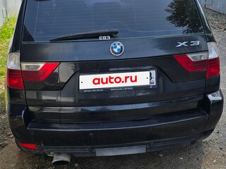 2009 BMW X3 20d I (E83) Рестайлинг, чёрный, 960000 рублей, вид 4