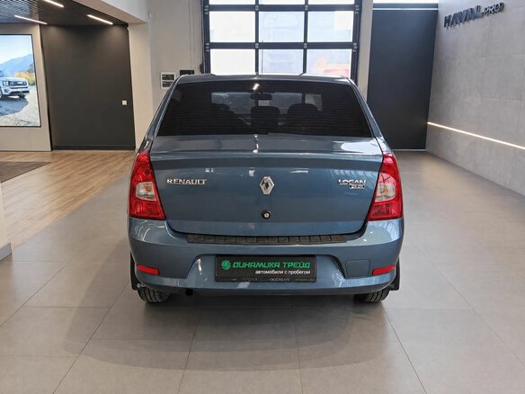 2012 Renault Logan I Рестайлинг, синий, 459000 рублей - вид 5
