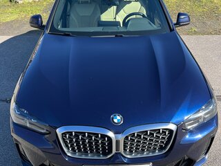 2021 BMW X4 20d II (G02) Рестайлинг, синий, 5900000 рублей, вид 3