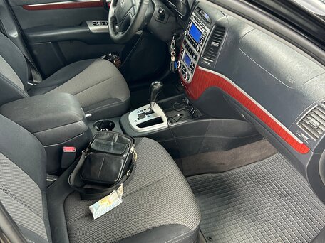 2008 Hyundai Santa Fe II, чёрный, 1000000 рублей, вид 5