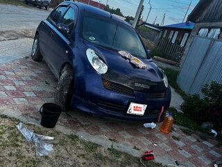 2003 Nissan March III (K12), синий, 150000 рублей, вид 3