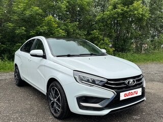 2024 Lada (ВАЗ) Vesta I Рестайлинг (NG), белый, 1450000 рублей, вид 3