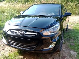 2012 Hyundai Solaris I, чёрный, 850000 рублей, вид 5