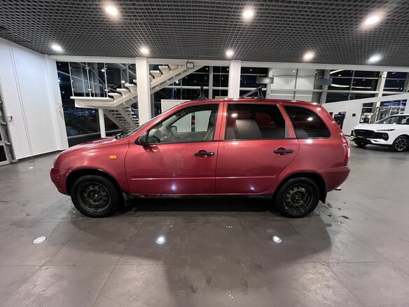 2009 Lada (ВАЗ) Kalina I, красный, 176000 рублей - вид 5