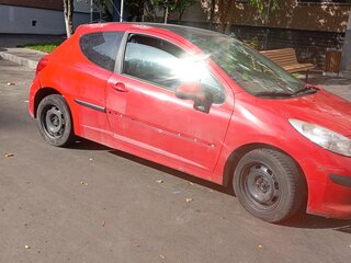 2009 Peugeot 207 I Рестайлинг, красный, 185000 рублей, вид 4