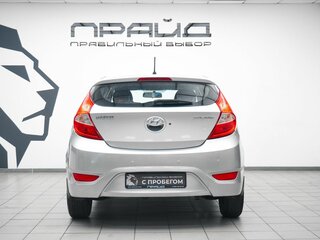 2012 Hyundai Solaris I, серебристый, 849900 рублей, вид 4