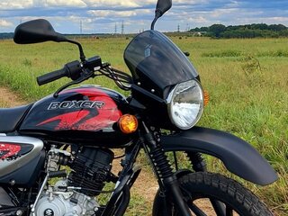 2020 Bajaj Boxer BM 150X, чёрный, 110000 рублей, вид 4