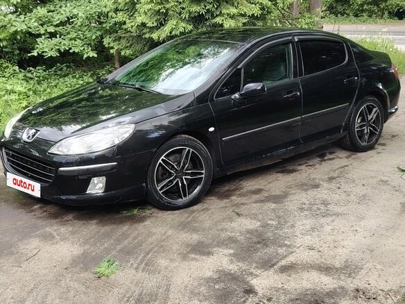 2004 Peugeot 407, чёрный - вид 1