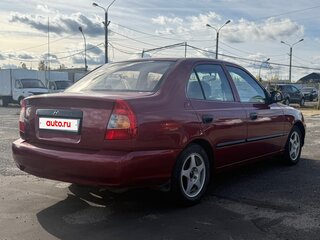 2006 Hyundai Accent ТагАЗ II, красный, 319999 рублей, вид 4