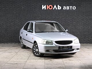 2004 Hyundai Accent II Рестайлинг, серебристый, 230000 рублей, вид 3