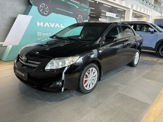 2007 Toyota Corolla X (E140, E150), чёрный, 850000 рублей, вид 1