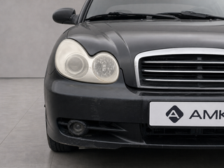 2007 Hyundai Sonata ТагАЗ IV (EF) Рестайлинг, чёрный, 409380 рублей, вид 4
