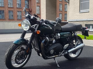 2019 Triumph Thruxton, зелёный, 1200000 рублей, вид 3